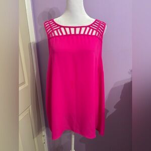 Torrid Hot Pink Strappy Tank Top